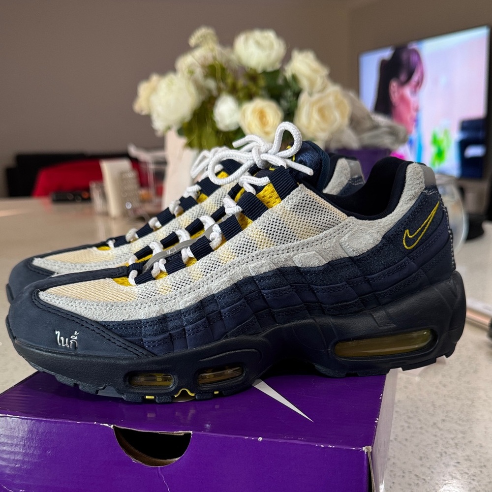 💙💛NikeSB x Eric Koston Air Max 95 'Obsidian Speed Yellow'